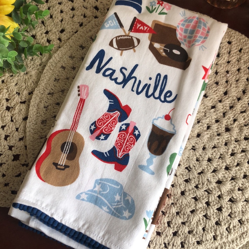 Isaac Mizrahi NASHVILLE Kitchen Towels - Picture 8 of 8